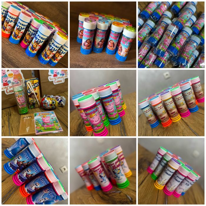 Картонена торта/бутафорна торта и подаръци за деца