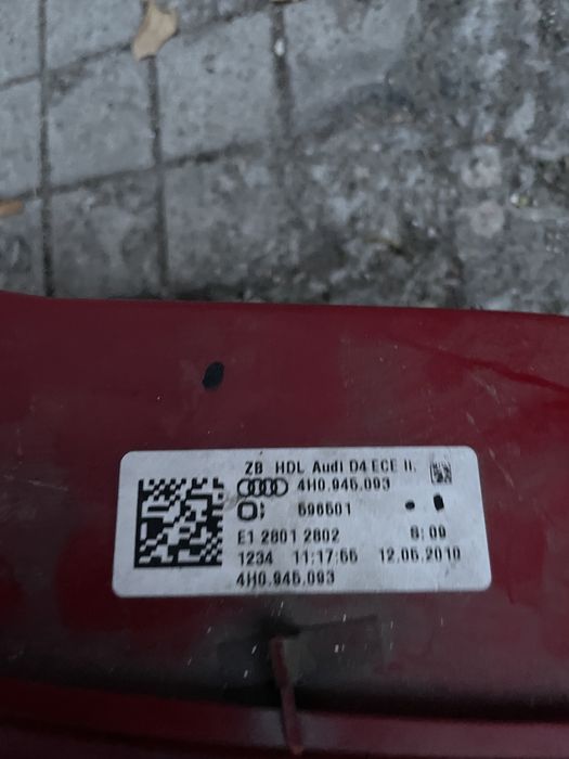 Audi A8 вътрешни стоп стопове