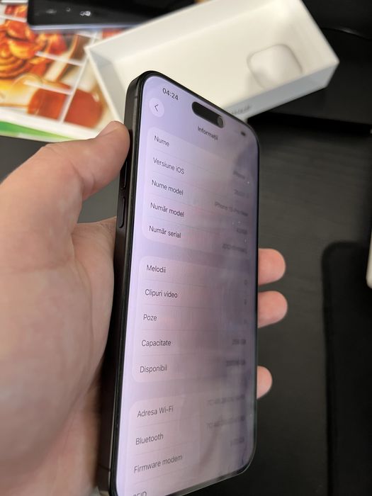 iPhone 15 Pro Max, Black Titanium, 256GB