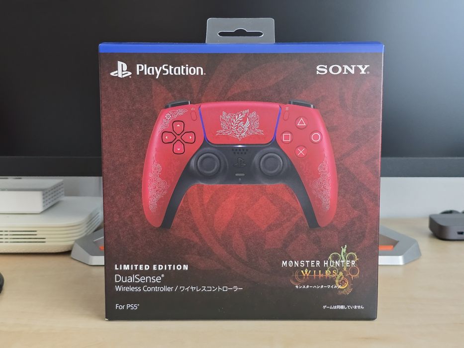 Controller Wireless Sony Playstation 5 DualSense Monster Hunter Wilds Japan Limited Edition