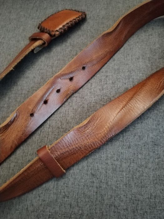 Нов мъжки колан Art естествена кожа