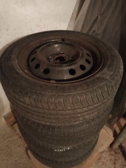 Jante tabla R14(4x100) cu anvelope
