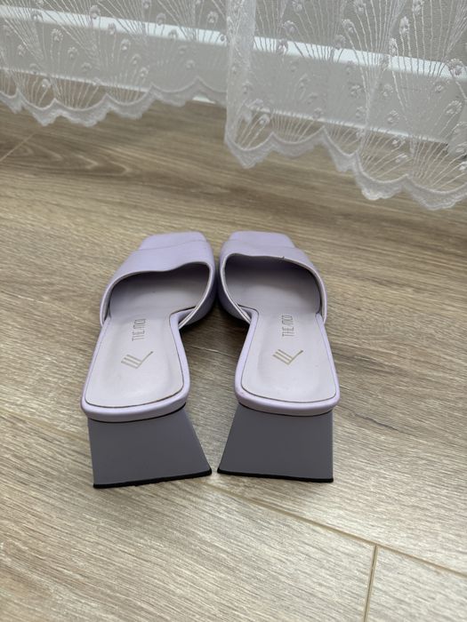 Продам мюли с необычным каблуком, 37 р