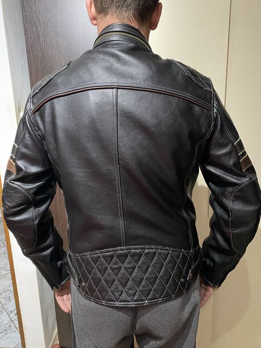 Geaca piele ralph lauren copersian