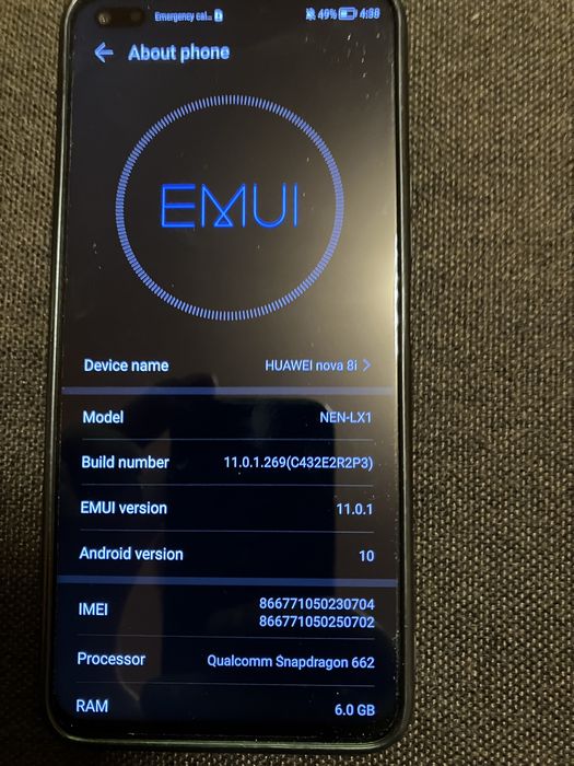 Vand Huawei nova  8i stare foarte buna