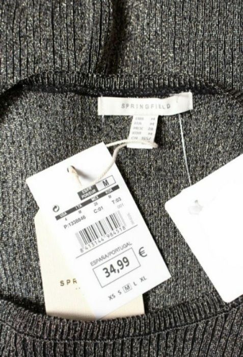 SPRINGFIELD, Rochie damă, Nouă cu etichetă, Mărime M 74 % Bumbac