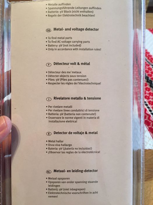 Localizator de conducte,metal și cabluri