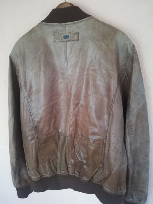 Geaca piele bărbați Trapper mărimea 50