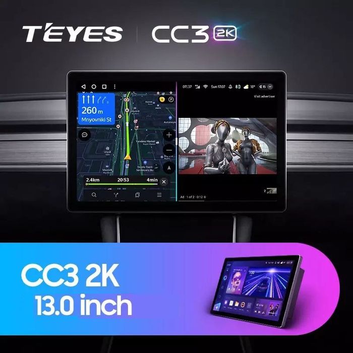 Teyes cc3 2k 13 дюймов Продажа установка