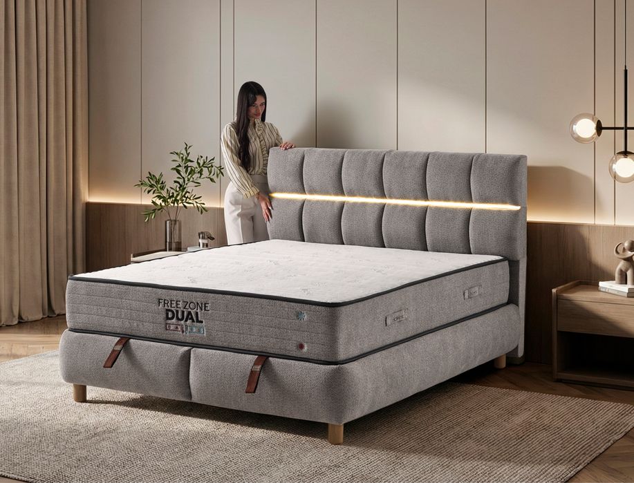 Тапицирано легло Moda с матрак Dual 150/200