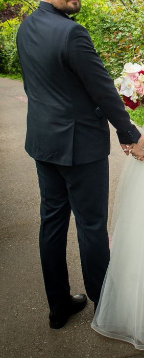 Costum Mire/Gala Premium (3 piese) - Bleumarin - Mărime 60 (XL-XXL)