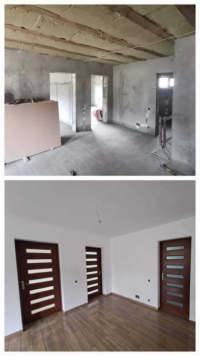 Renovare/finisaje interioare, aplicare vopsea cu efecte decorative