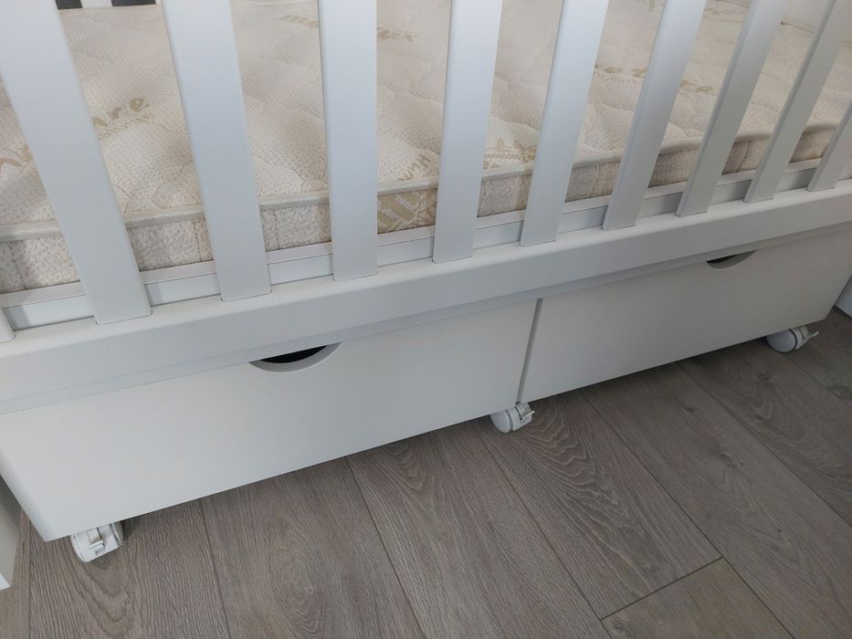 Бебешка кошара от МДФ + матрак 120х60 Magniflex Fiaba Bamboo