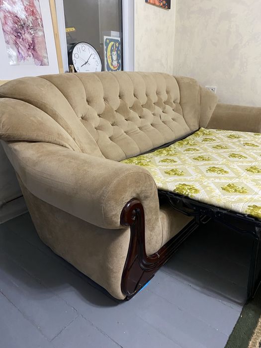 Диван и диван раскладушка + матрасы