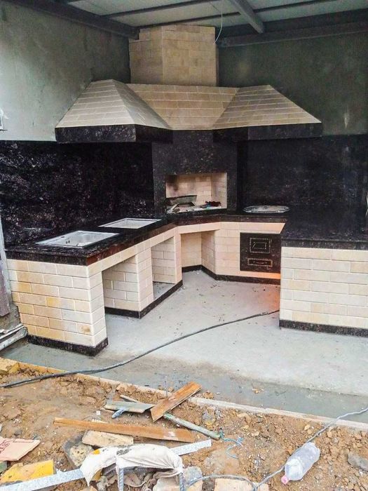 Барбекю, Летние кухни, Камины, Казаны