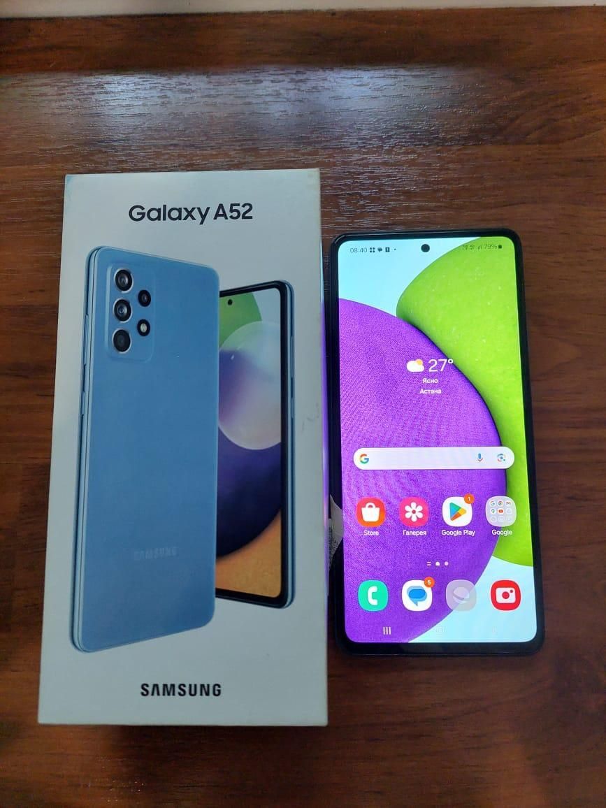 Samsung galaxy A 52 gb 128 Телефон почти новый: 60 000 тг. - Мобильные  телефоны / смартфоны Алматы на Olx