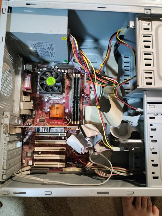 Pachet Retro PC(Unitate, monitor CRT, imprimanta, subwoofer)
