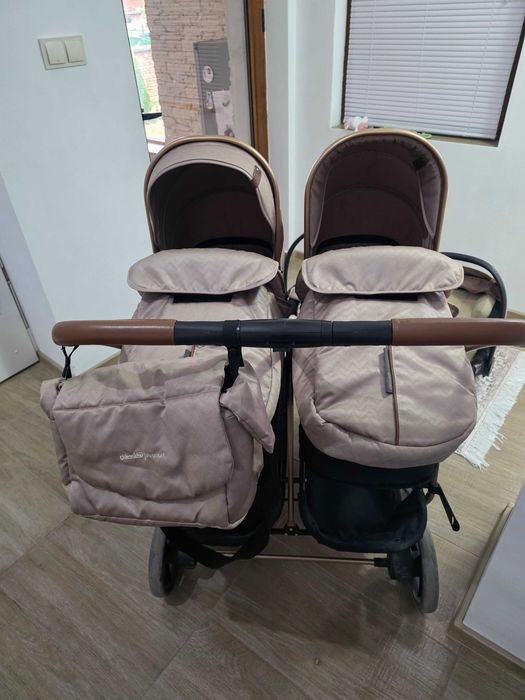 Бебешка двойна количка - Chipolino Duo Smart + аксесоари