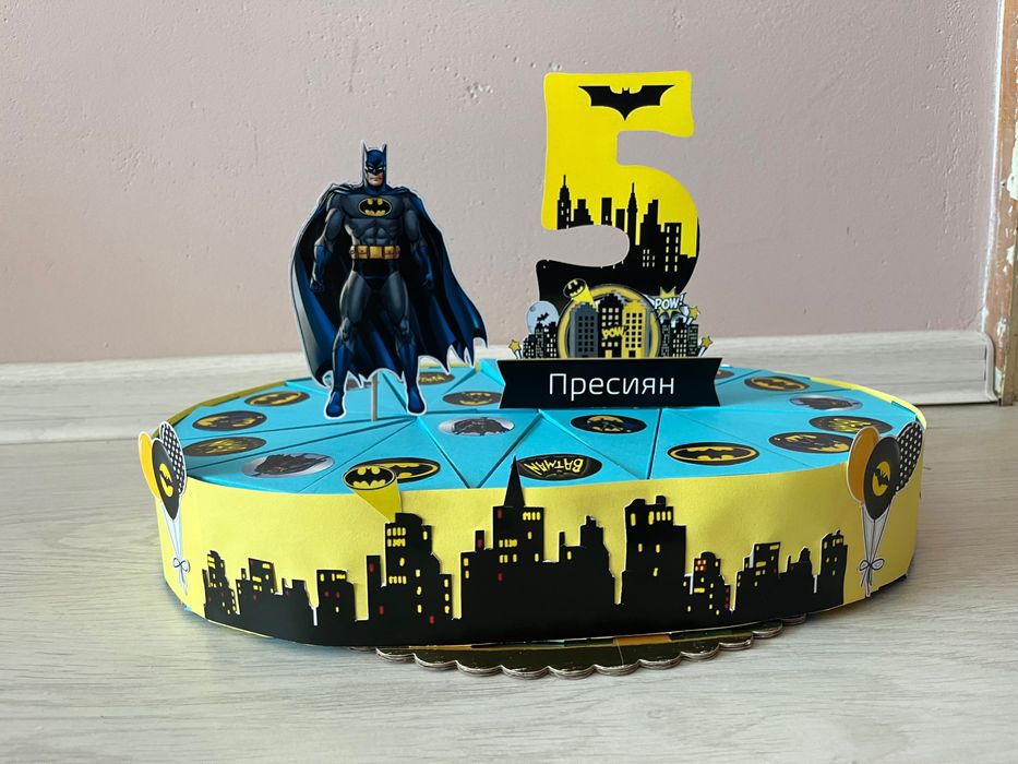 Картонена/хартиена торта/украси