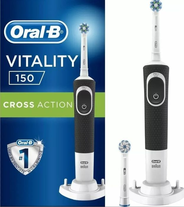 Periuță de dinți electrică Oral-B Vitality D150 Cross Action (cu 1 rezervă)