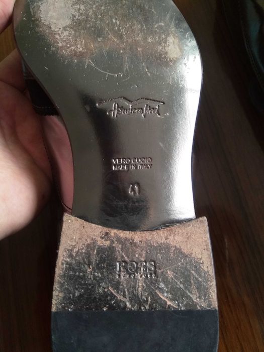 Мъжки кожени обувки Boss