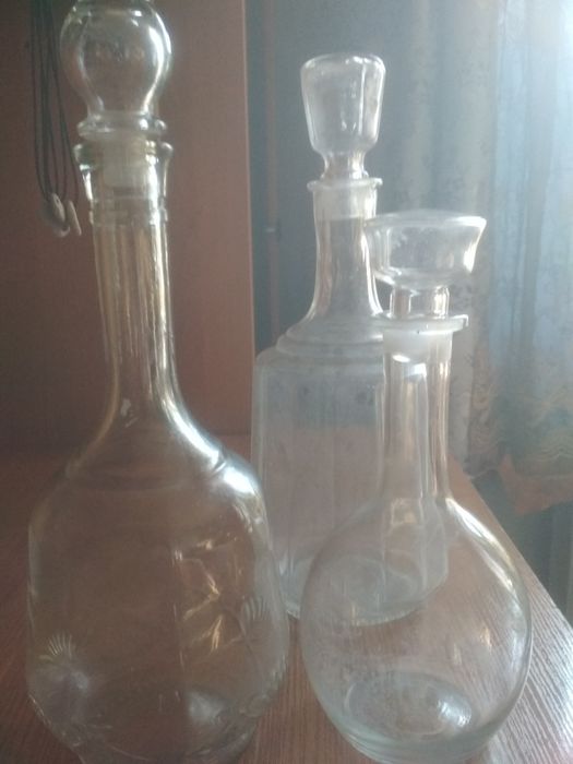 Графины СССР стекло.