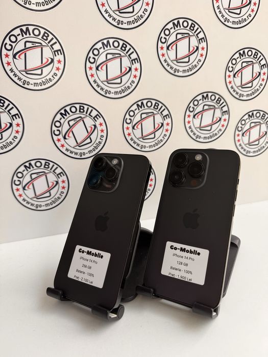 iPhone 14 Pro - 128GB/256GB - Baterie 100% - Factura - Garantie