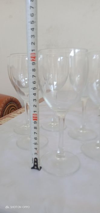 Бокалы для вино и воды