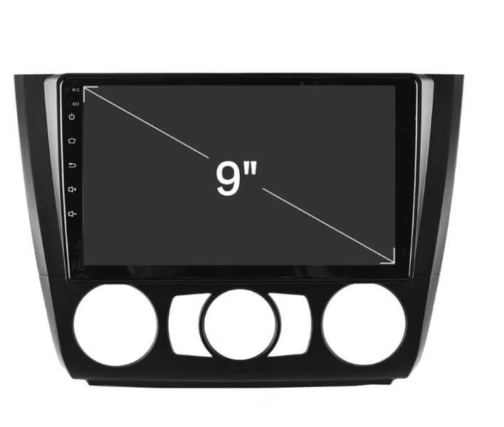 9-инчова мултимедия за BMW 1 Series (E81/E82/E87/E88, 2004–2013)камера