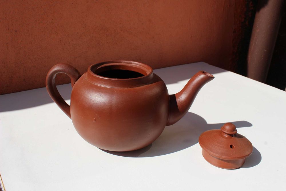 Set 6 persoane ceramic YIXING, CHINA, mijloc secol 20