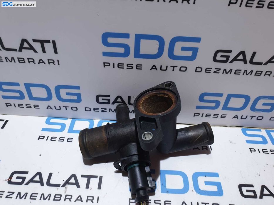 Corp Carcasa Termostat cu Senzor Senzori Temperatura Lichid Racire Apa Volkswagen Bora 1.8 T AGU AUM AUQ 1999 - 2005 Cod 06A121133J[S0352]