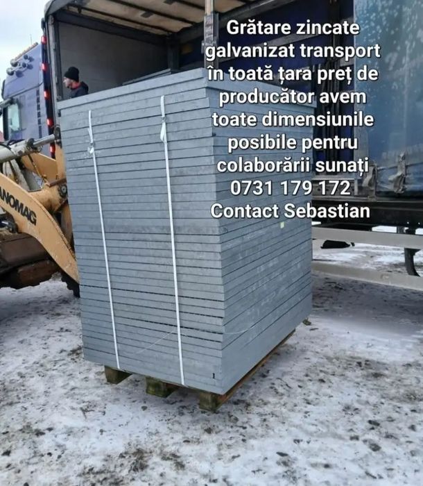 Gretare zincate trepte zincate