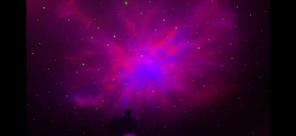 Lampa led ASTRONAUT cu proiector galaxy