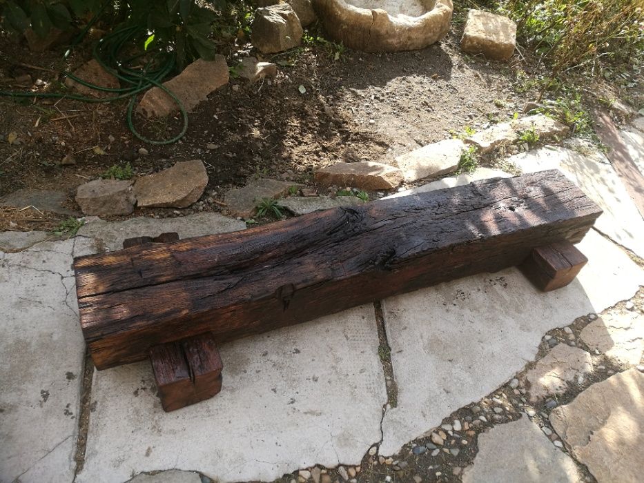 Banca Veche Stejar periat Rustic!