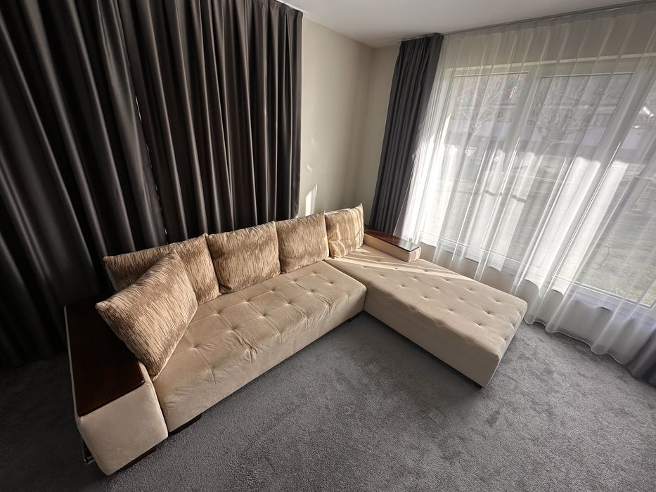 Ъглов диван с опция сън