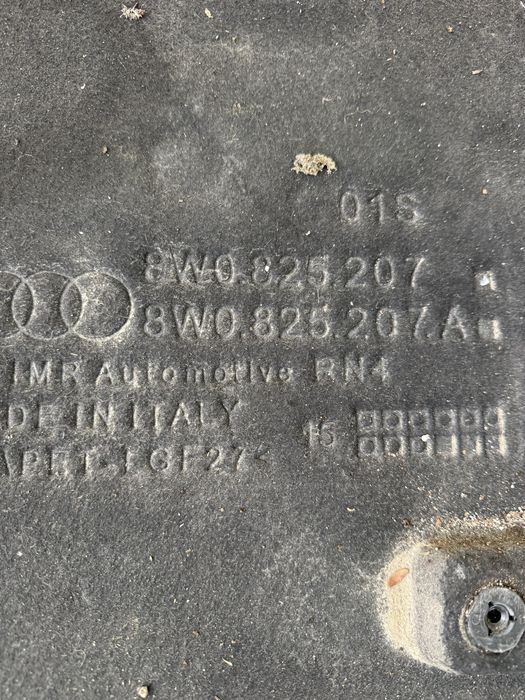 Кори под купето кора под купе , кора под двигател Audi A4 B9 / S4 B9 8W – леви, десни, долни кори
