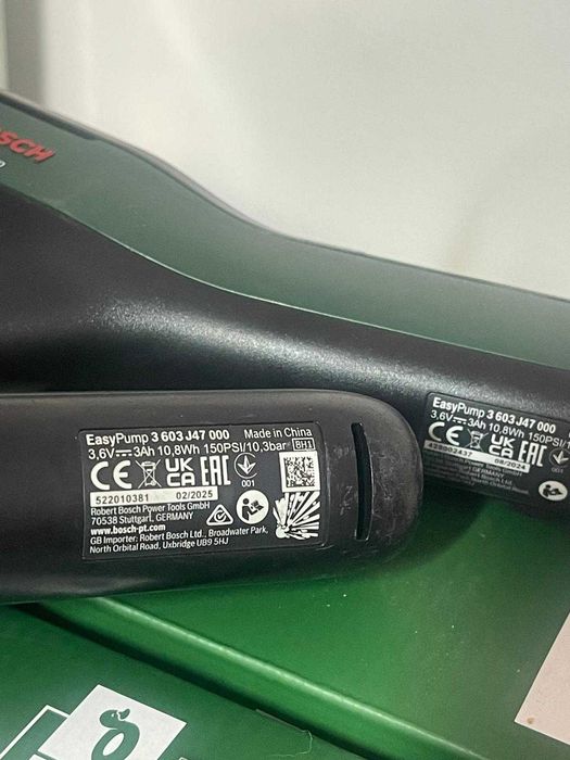 Pompă electrică Bosch pentru biciclete/pompă de aer/mini compresor EasyPump - pentru piese
