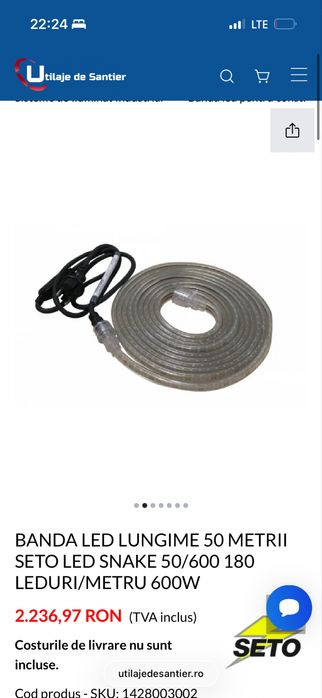 Banda led Seto led snake 50m