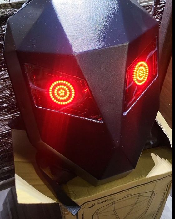 Rucsac moto extensibil casca  led cu afisaj ,produs nou,husa48x33