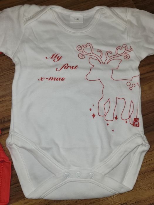 Коледни бодита My first x-mas 74/80см.