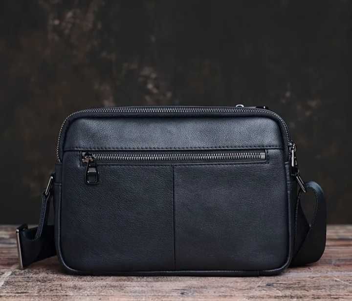 Мъжка чанта. Естествена кожа.