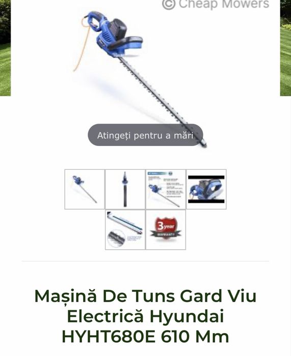 Masina de tuns gard viu Hyundai noua!