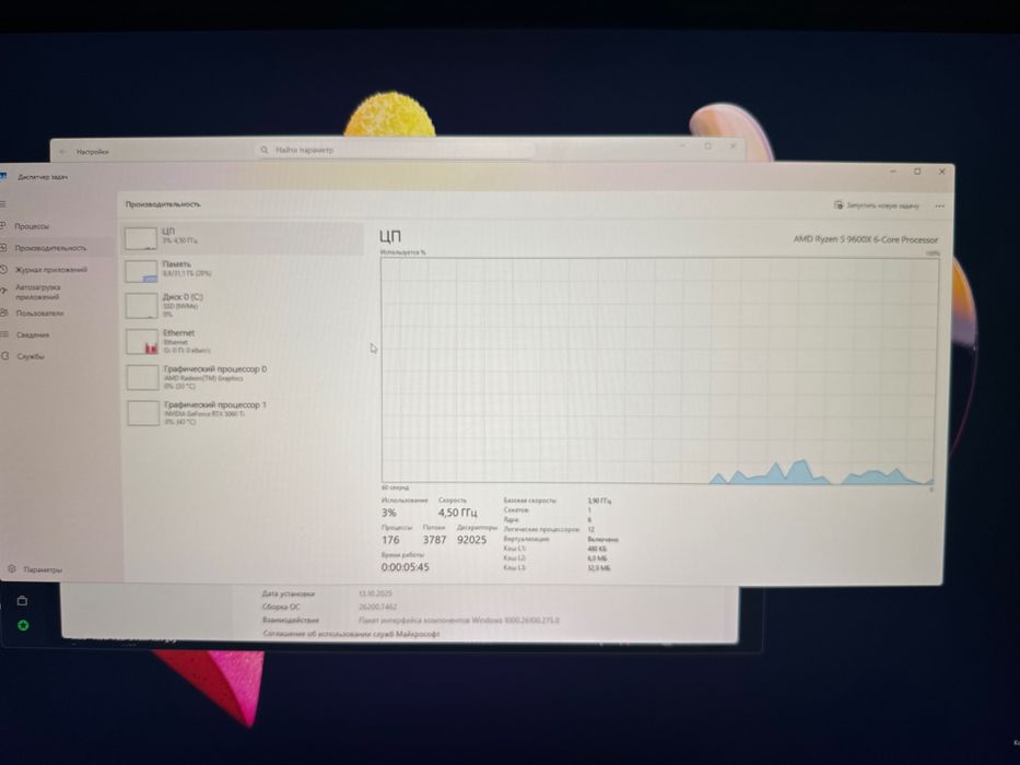 Igravoy kompyuter. Ryzen 5 9600X. RTX 5060 Ti 16 GB