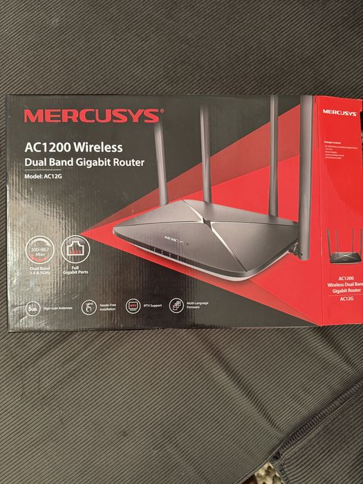 Mercusys AC1200 Wireless Dual Band Gigabit Router