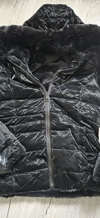 Geacă/ blană, cu 2 fețe, L