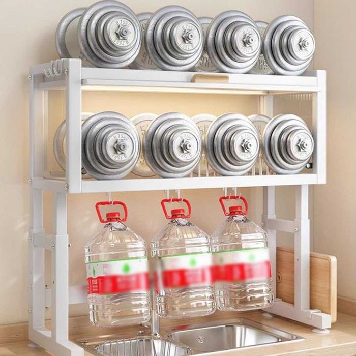 Надраковинная металлическая сушилка для посуды 65×28.5×79 см, su5