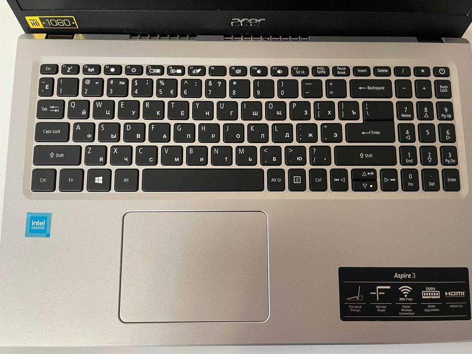 *Acer Aspire 3 /Celeron N4500/8Gb ram/256Gb ssd/intel Uhd Graphics/