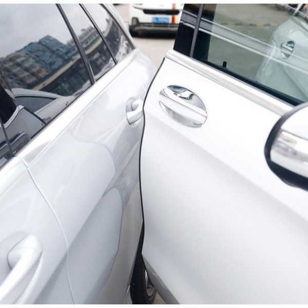 Предпазна декоративна лайсна/Протектор за врата 5 метра - Бяла