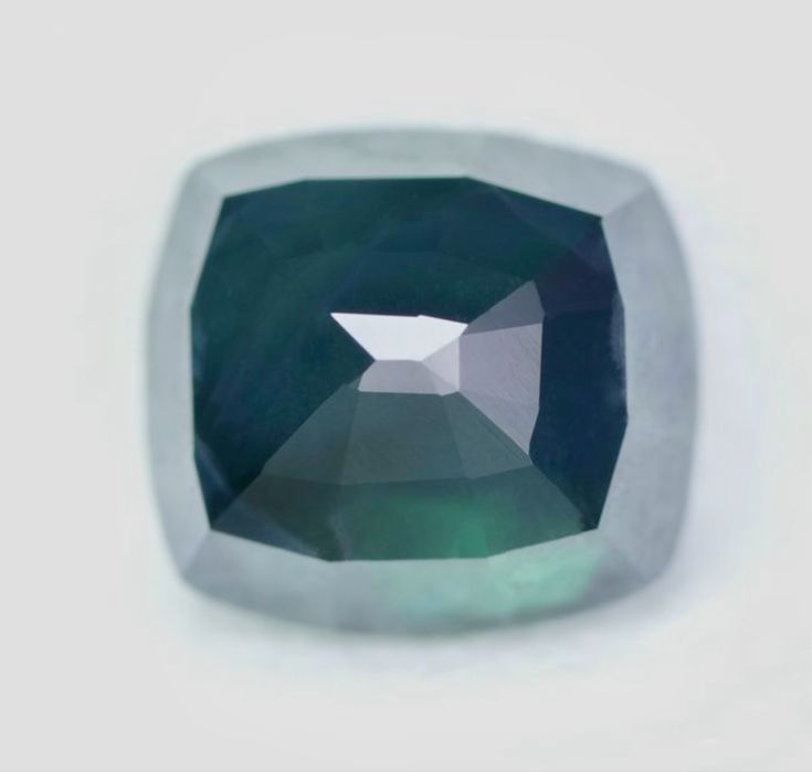 Safir albastru verde, 2,09 ct, certificat ICA GemLab