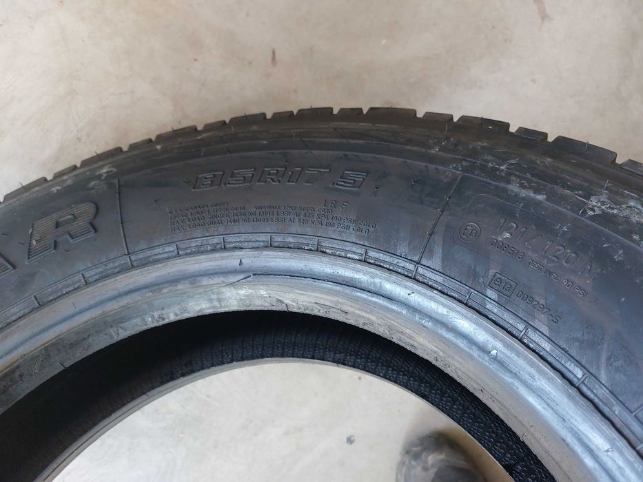 4бр.гуми камионски задни  goodyear 215 90 17,5  dot4714 цена за бр.